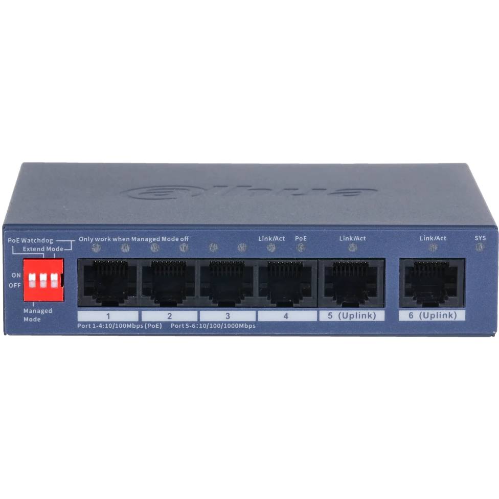 Коммутатор DAHUA DH-CS4006-4ET2GT-36 PoE