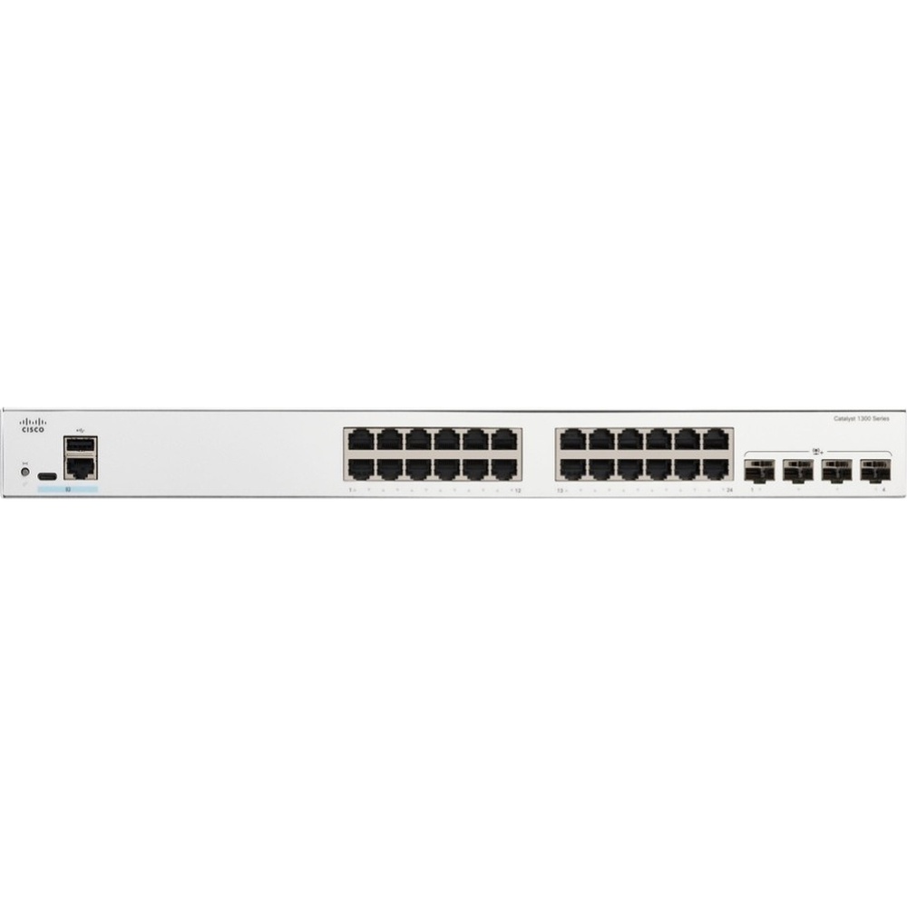 Комутатор CISCO Catalyst 1300 (C1300-24T-4X) Тип керований 3-го рівня