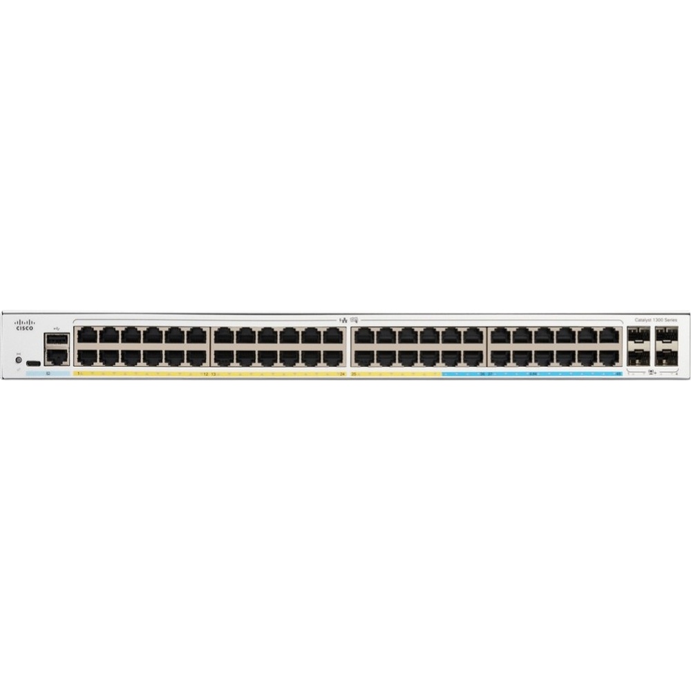 Коммутатор CISCO Catalyst 1300 (C1300-48P-4X) Тип управляемый 3-го уровня