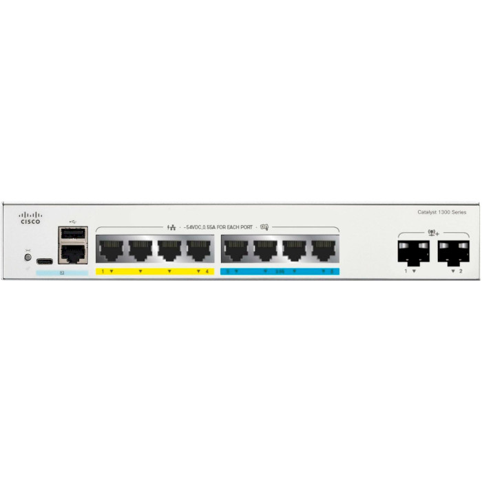 Комутатор CISCO Catalyst 1300 (C1300-8MGP-2X)