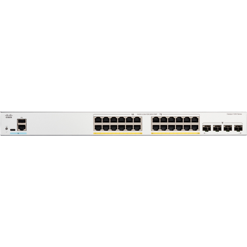 Коммутатор CISCO Catalyst C1200-24P-4G