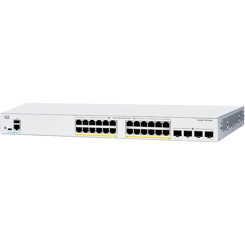 Комутатор CISCO Catalyst C1200-24FP-4G Тип керований 3-го рівня