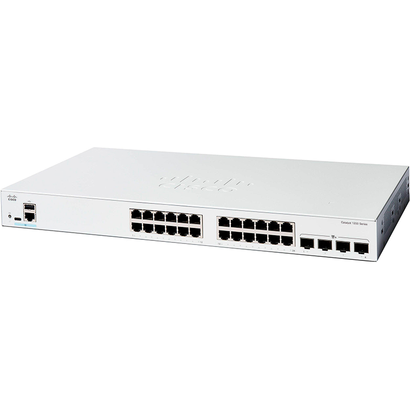 Коммутатор CISCO Catalyst C1200-24T-4X Тип управляемый 3-го уровня