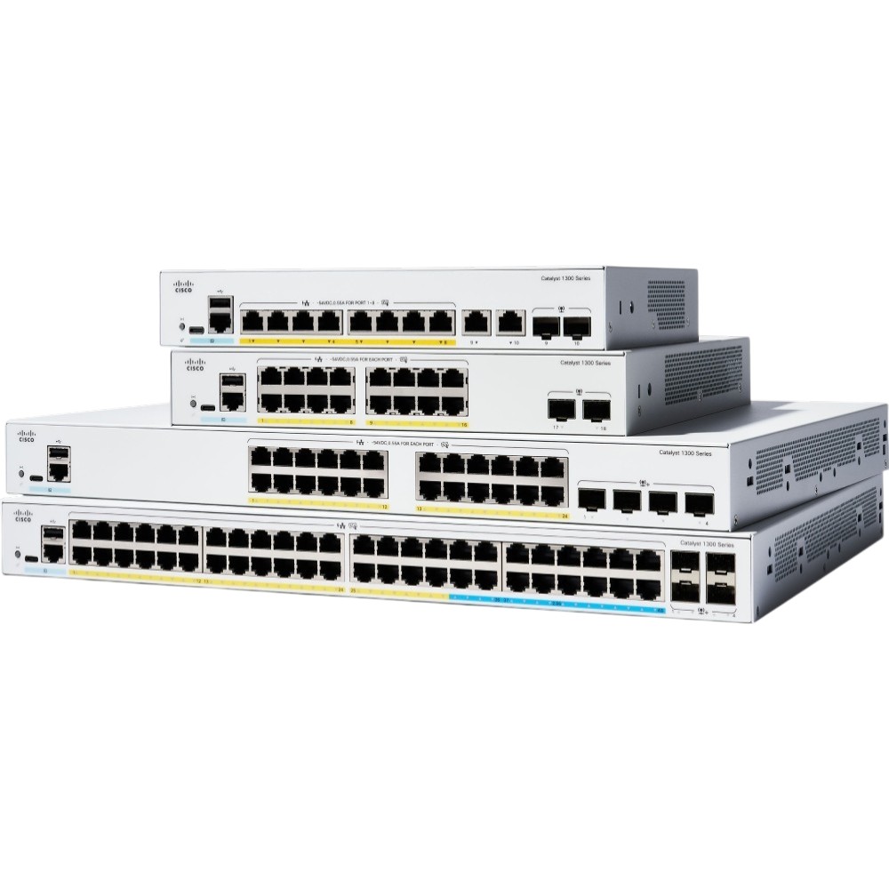 Комутатор CISCO Catalyst C1300-16T-2G Форм-фактор настільний