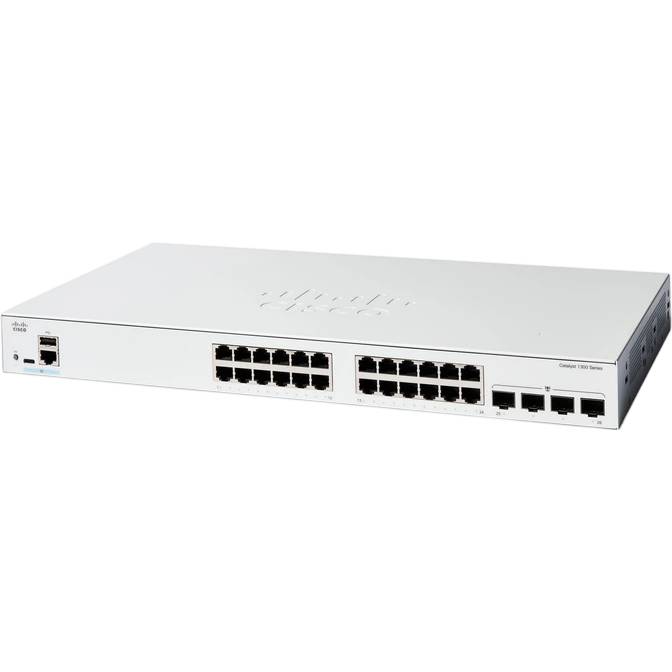 Коммутатор CISCO Catalyst 1300 24-port GE 4x1G SFP (C1300-24T-4G)