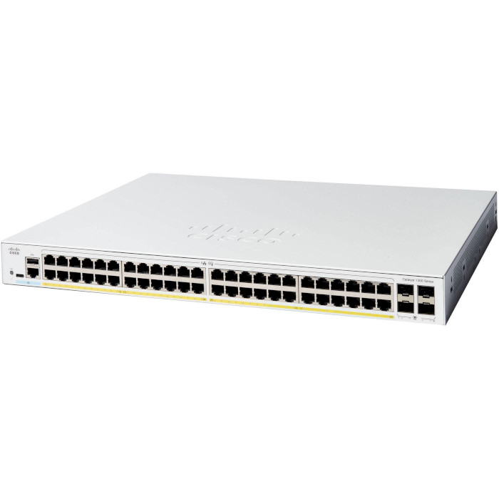 Комутатор CISCO Catalyst 1300 48-port GE Full PoE 4x1G SFP (C1300-48FP-4G)