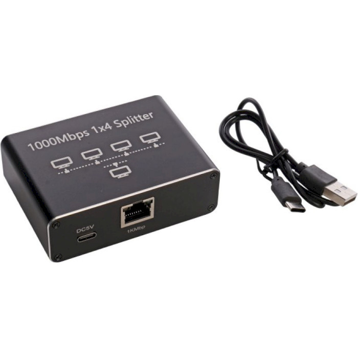 Коммутатор CABLEXPERT NSP-4P-EU