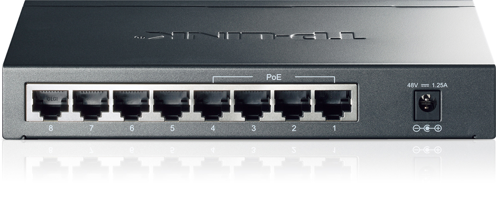 Комутатор TP-LINK TL-SG1008P Тип некерований