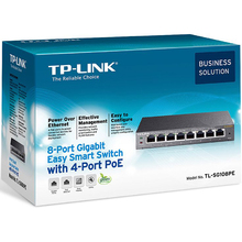 Коммутатор TP-LINK TL-SG108PE