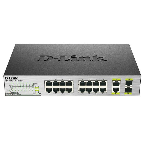 

Коммутатор D-LINK DES-1018MP, DES-1018MP