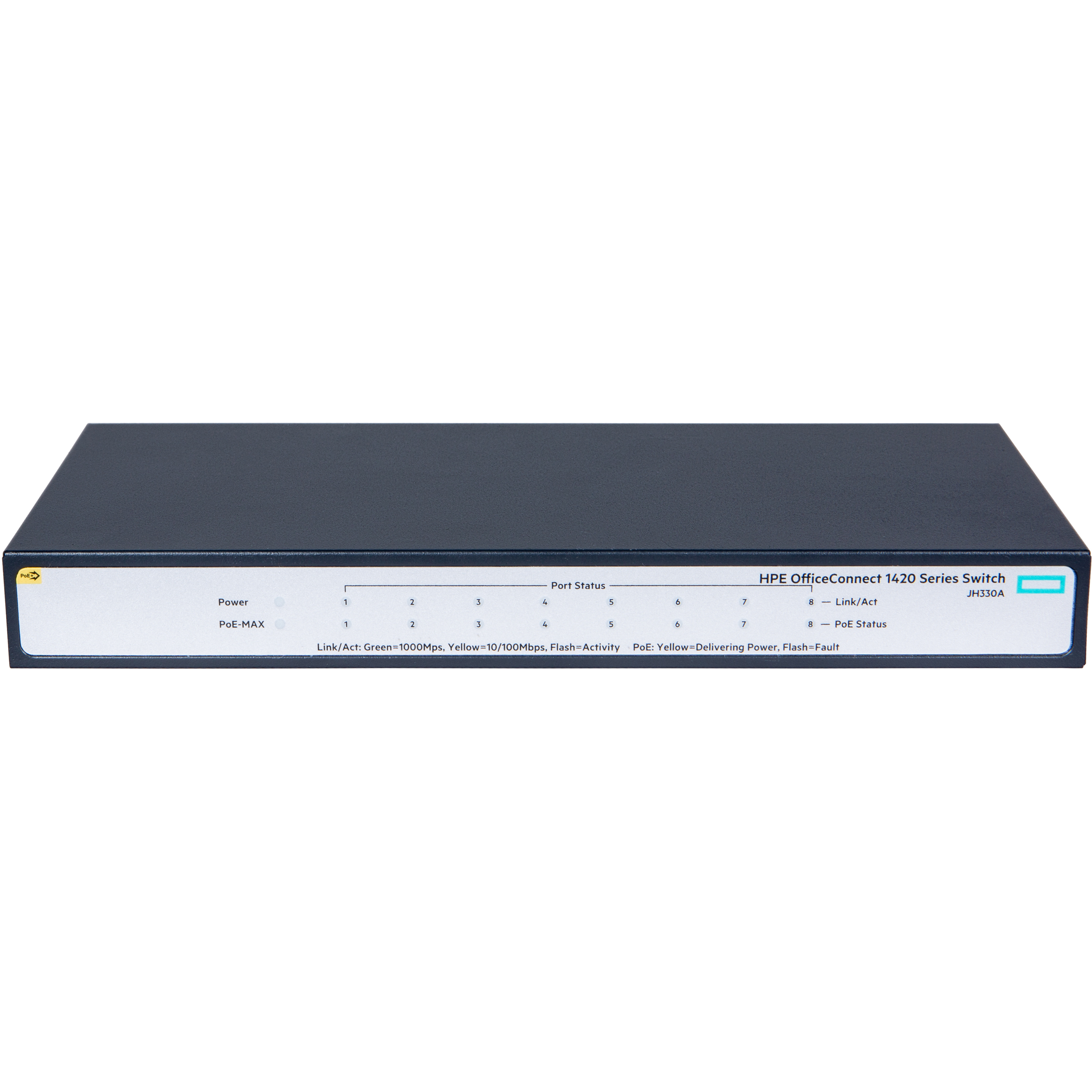 

Коммутатор HPE 1420-8G-PoE+ (JH330A), E 1420-8G-PoE+ Unmanaged Switch