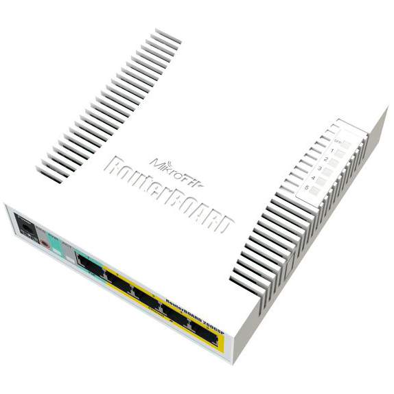 Комутатор MIKROTIK RB260GSP (CSS106-1G-4P-1S) Тип керований