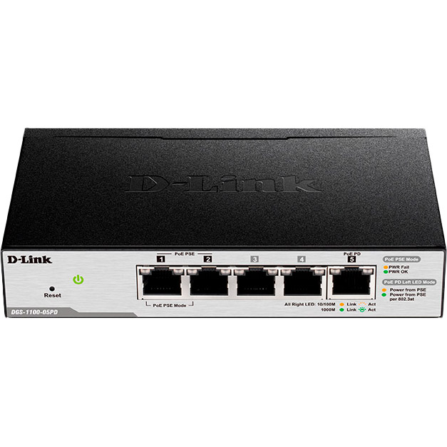 

Коммутатор D-LINK DGS-1100-05PD, DGS-1100-05PD