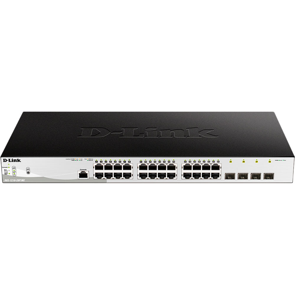 

Коммутатор D-LINK DGS-1210-28P/ME/B, DGS-1210-28P/ME rev B