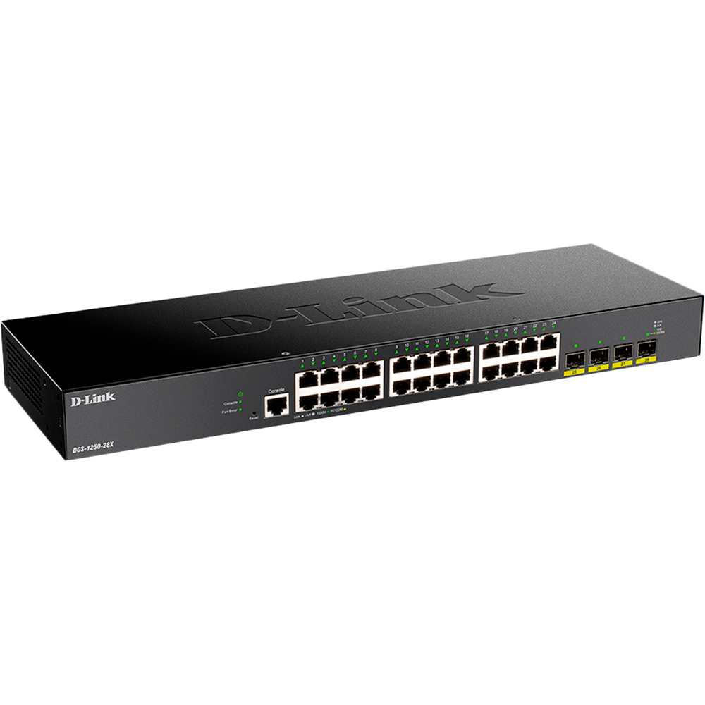 Коммутатор D-LINK DGS-1250-28X Тип настраиваемый