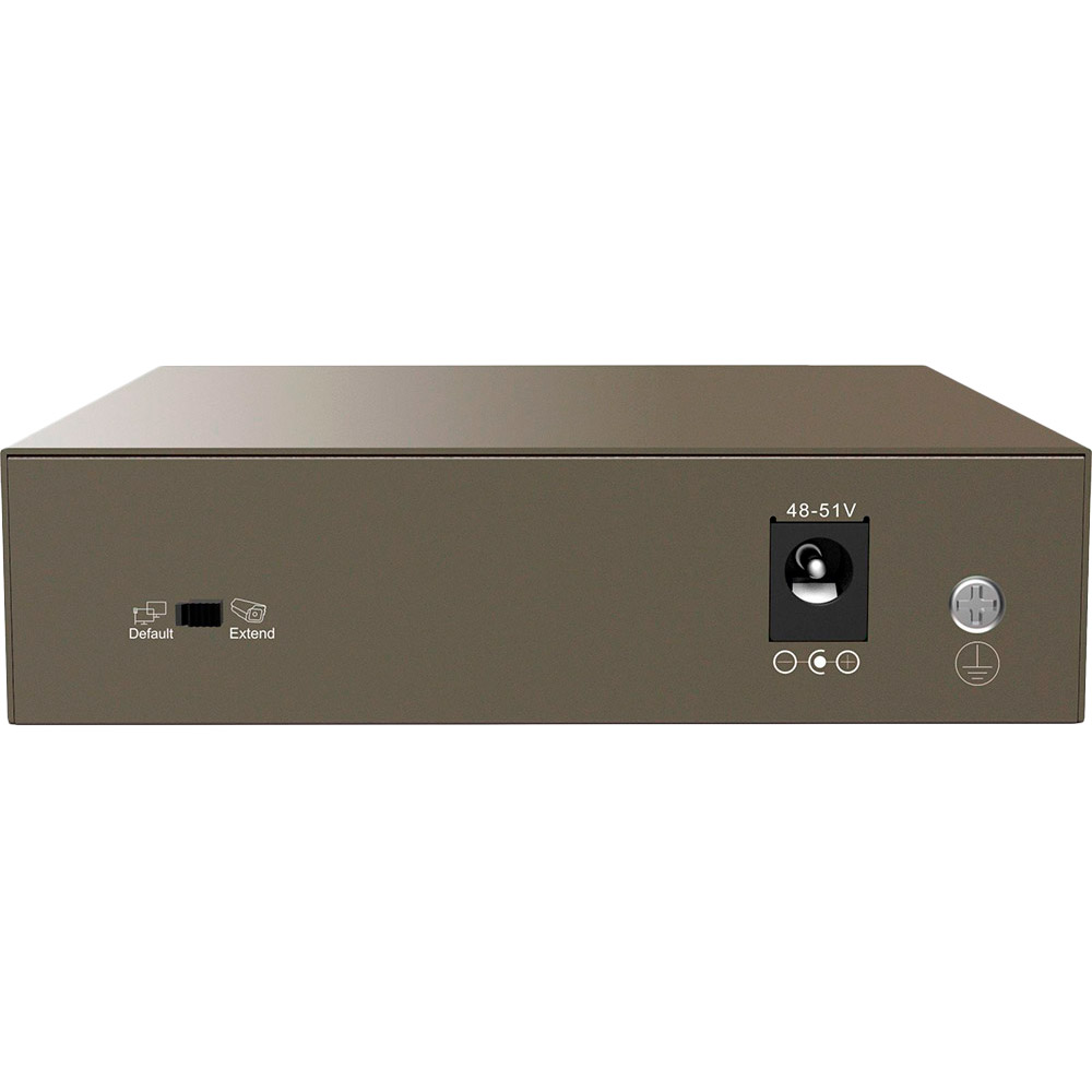 Комутатор TENDA TEF1105P-4-38W Порти комутатора 4 х 10/100Base-Tx ports (Data/Power), 1 х 10/100Base-Tx port (Data)