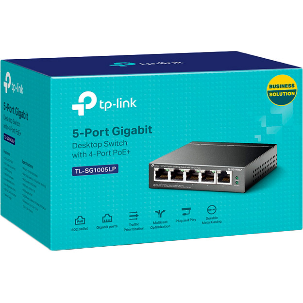 Комутатор TP-LINK TL-SG1005LP Тип некерований