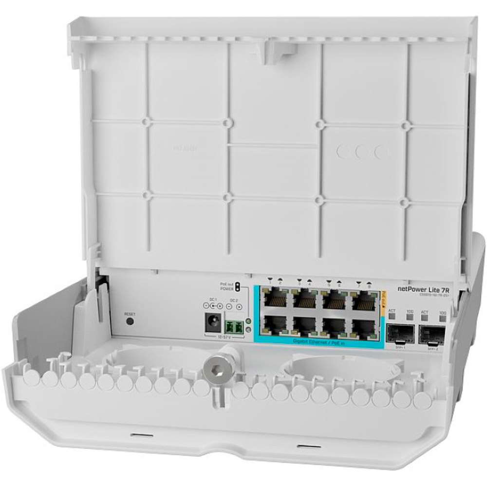 Коммутатор MIKROTIK CSS610-1Gi-7R-2S+OUT 8xGE