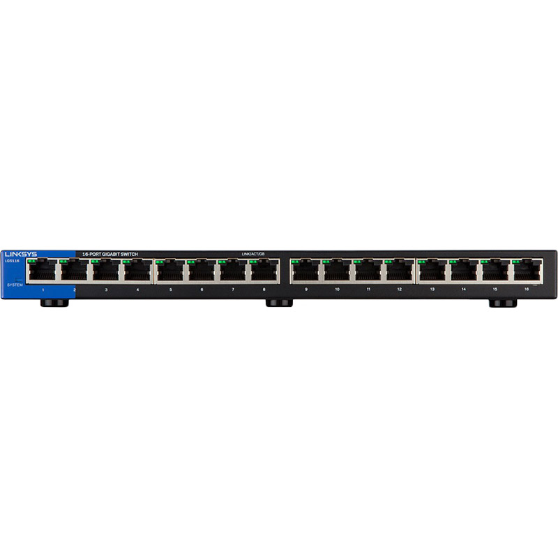 

Коммутатор LINKSYS LGS116, LGS116, некерований