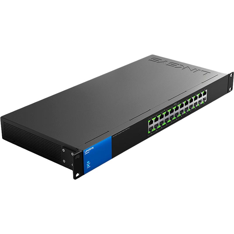 

Неуправляемый коммутатор LINKSYS LGS124P, LGS124P, некерований