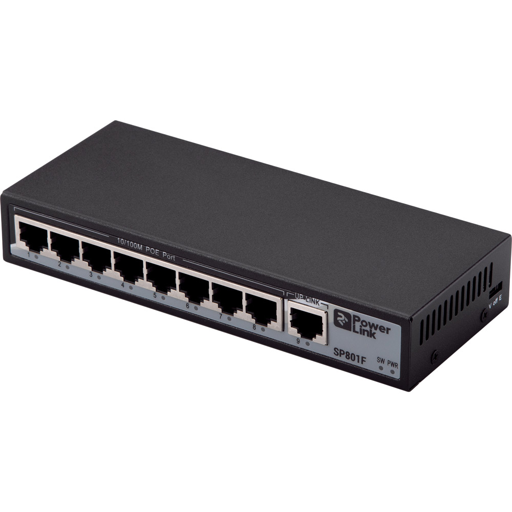 

Коммутатор 2E PowerLink SP801F 9xFE (2E-SP801F), PowerLink SP801F 9xFE