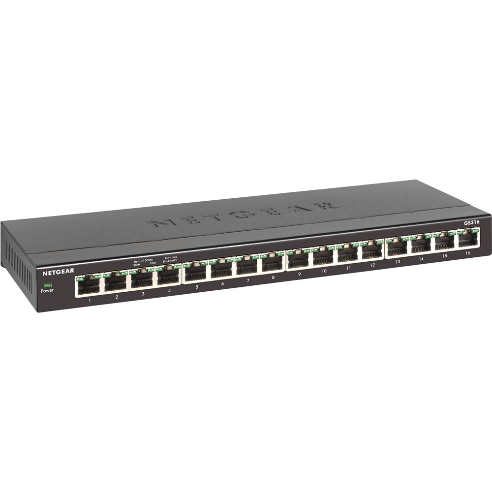 

Коммутатор NETGEAR GS316 (GS316-100PES), GS316 (GS316-100PES)