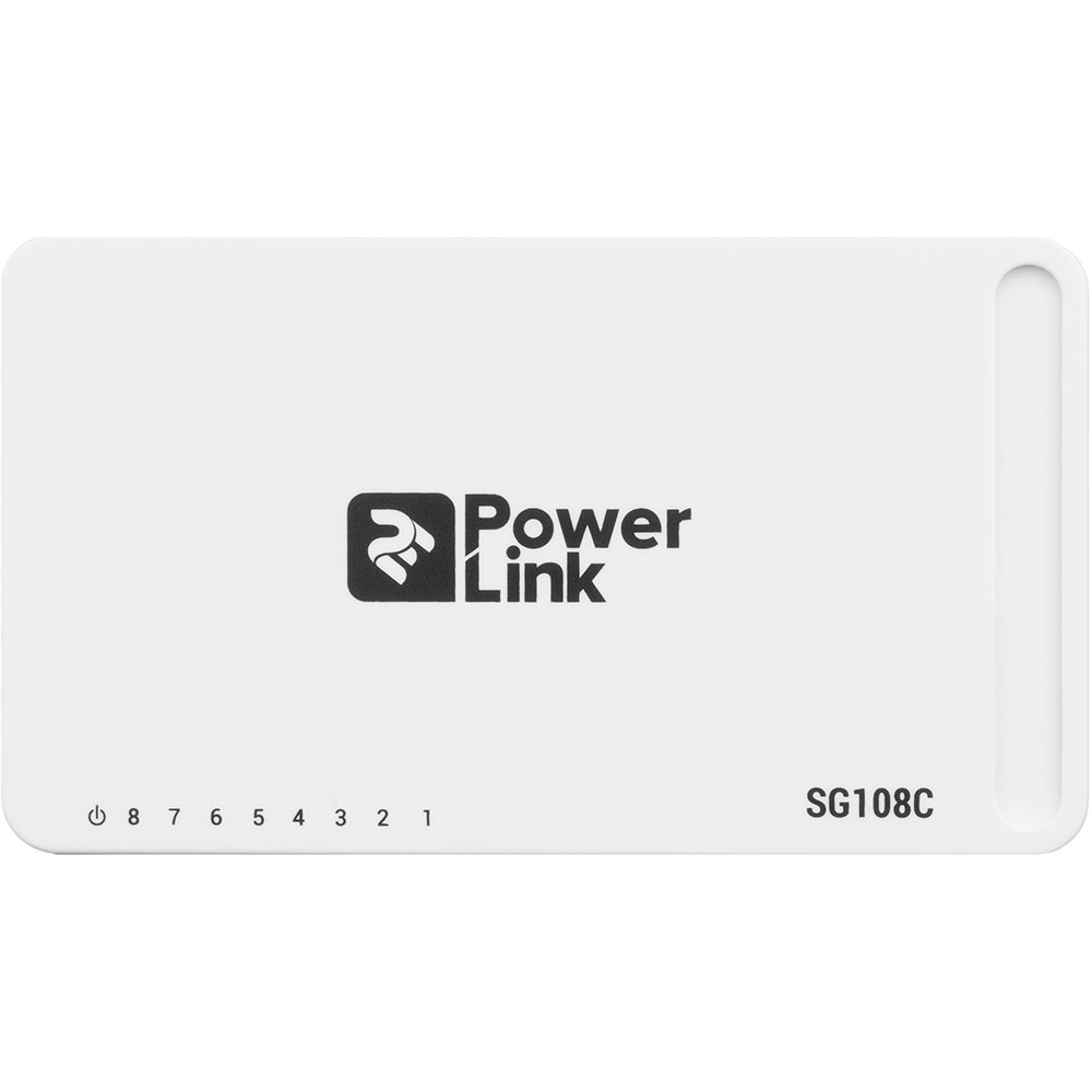 Коммутатор 2E PowerLink 2E-SG108C Порты коммутатора 8xGE 10/100/1000BaseT