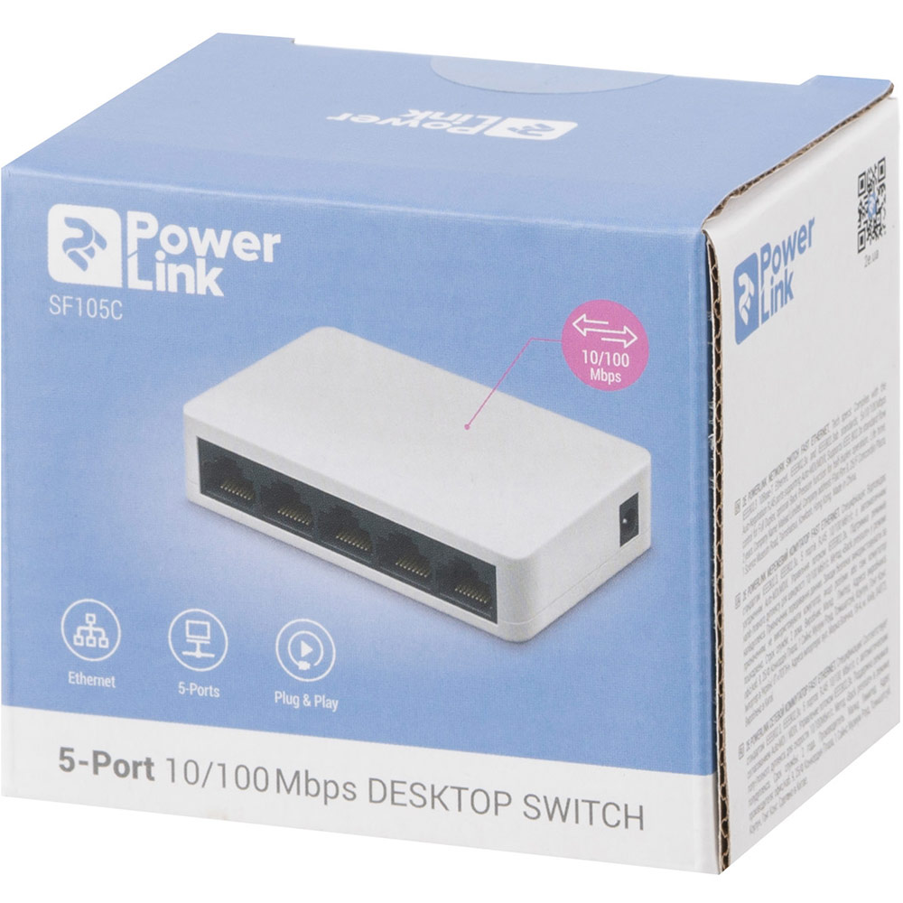 Фото Коммутатор 2E PowerLink SF105C