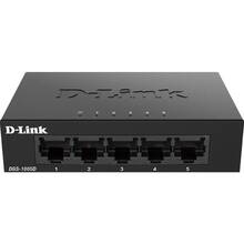 Коммутатор D-LINK DGS-1005D 5-port Gigabit Metal (DGS-1005D/J2A)