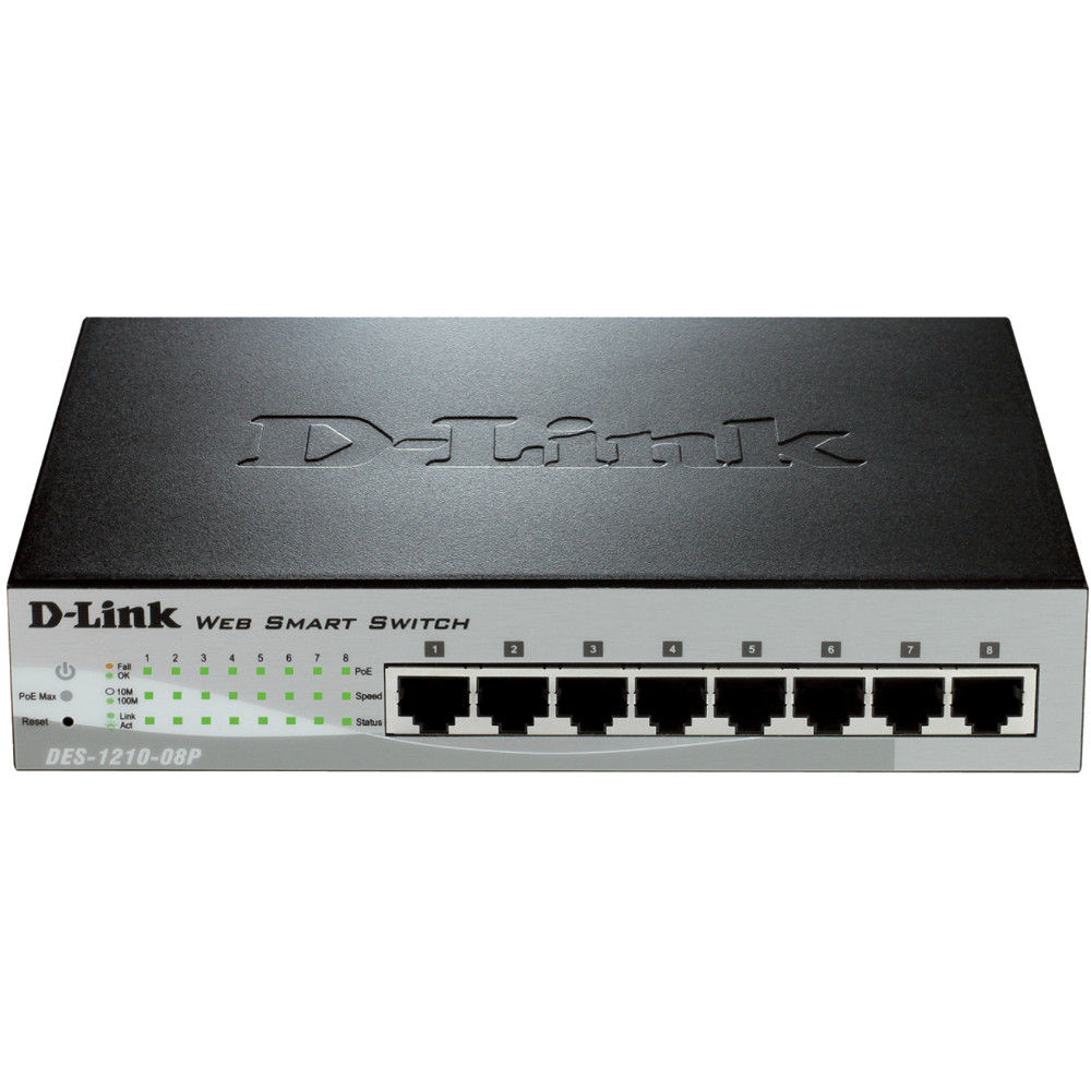 

Коммутатор D-LINK DES-1210-08P, DES-1210-08P