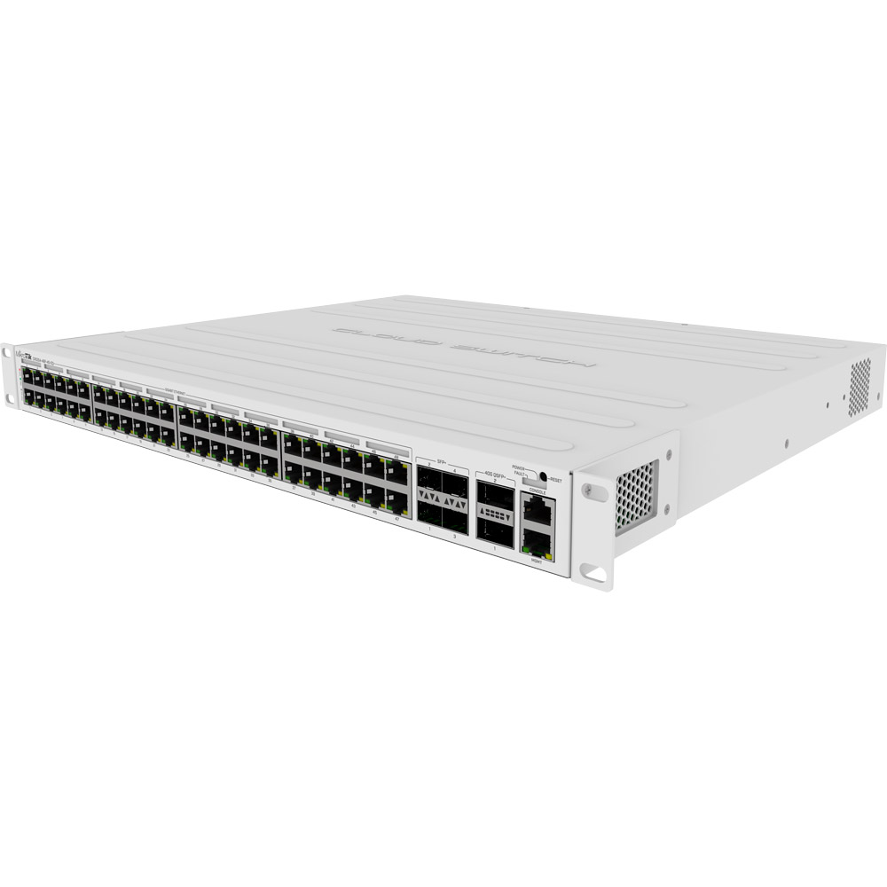 Комутатор MikroTik CRS354-48P-4S+2Q+RM Форм-фактор монтуємий в стійку