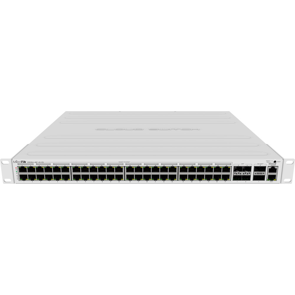 Комутатор MikroTik CRS354-48P-4S+2Q+RM Тип керований