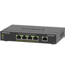 Коммутатор NETGEAR GS305EP 4xGE PoE+(63Вт) 1xGE (GS305EP-100PES)