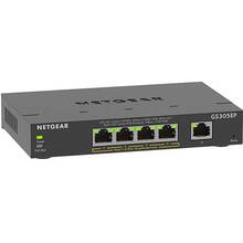 Коммутатор NETGEAR GS305EP 4xGE PoE+(63Вт) 1xGE (GS305EP-100PES)