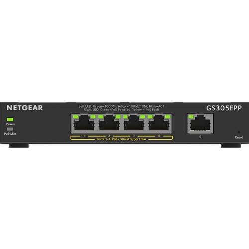 Коммутатор NETGEAR GS305EPP (GS305EPP-100PES) Ширина/высота корпуса 158 х 27 мм