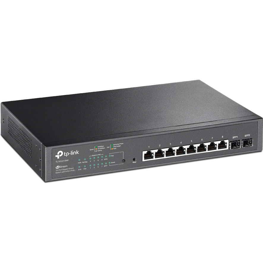 Комутатор TP-LINK TL-SG2210MP Тип керований 2-го рівня