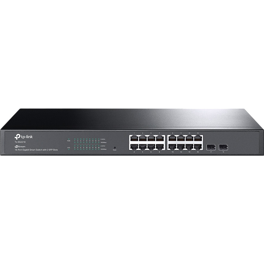 

Коммутатор TP-LINK TL-SG2218, TL-SG2218 16x1GE 2xSFP L2 Smart Switch