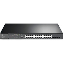 Комутатор TP-LINK TL-SG3428MP 24xGE/PoE+384W 4xGE SFP L2 JetStream 19" 1U