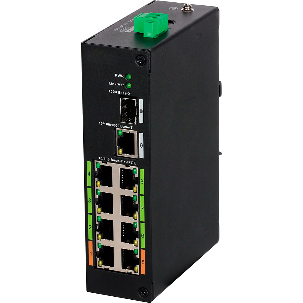 

Коммутатор DAHUA DH-LR2110-8ET-120, DH-LR2110-8ET-120