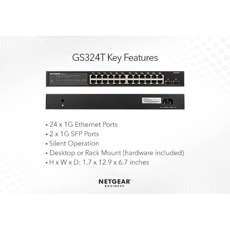 Фото Комутатор NETGEAR GS324T (GS324T-100EUS)