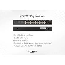 Комутатор NETGEAR GS324T (GS324T-100EUS)