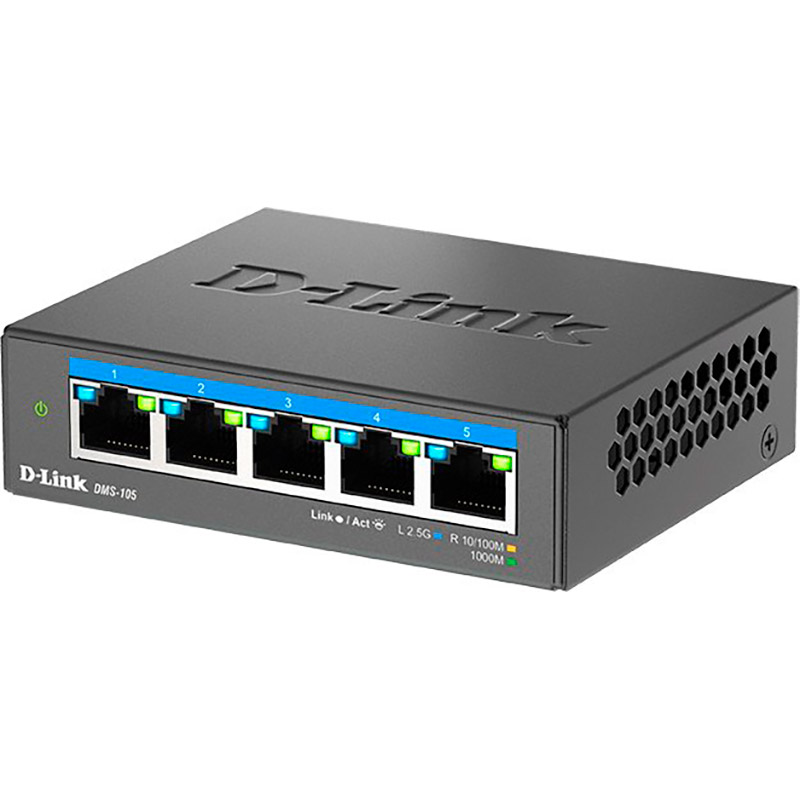 Коммутатор D-LINK DMS-105/E Форм-фактор настольный