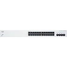 Комутатор CISCO CBS220 Smart 24-port GE 4x1G SFP (CBS220-24T-4G-EU)