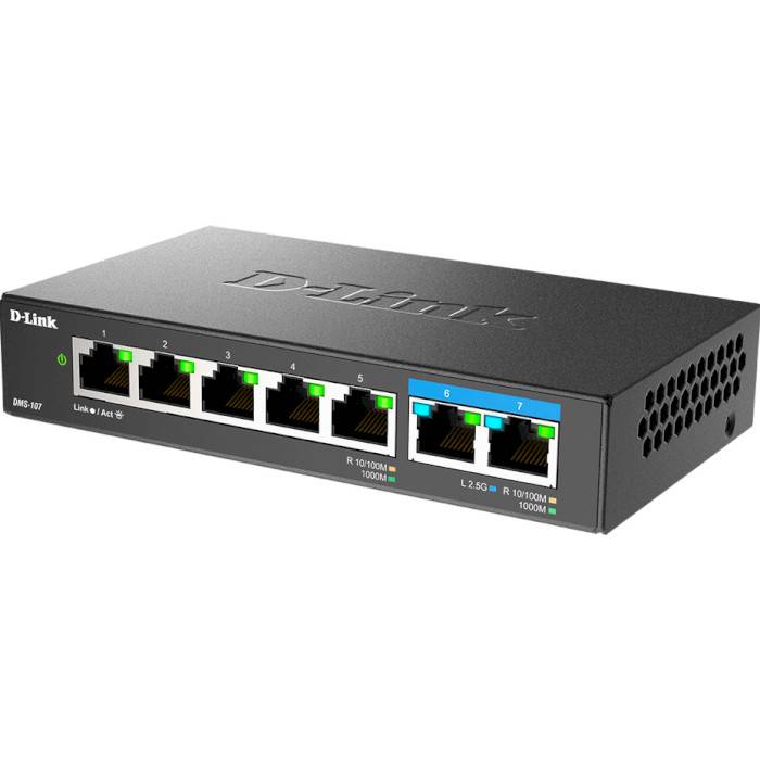 Комутатор D-LINK DMS-107/E Тип некерований