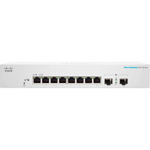 Комутатор CISCO CBS220 Smart 8-port GE Ext PS 2x1G SFP (CBS220-8T-E-2G-EU)