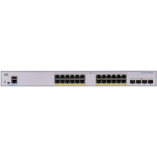 Комутатор CISCO CBS350 Managed 24-port GE, Full PoE, 4x10G SFP+ (CBS350-24FP-4X-EU)