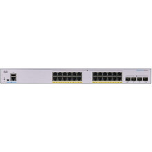 Коммутатор CISCO CBS350 Managed 24-port GE, PoE, 4x10G SFP+ (CBS350-24P-4X-EU)