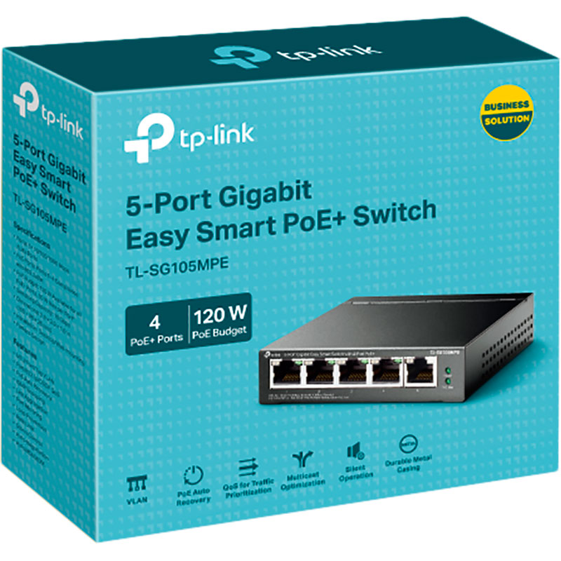 Комутатор TP-LINK TL-SG105MPE EasySmart (TL-SG105MPE) Форм-фактор настільний