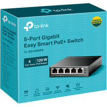 Комутатор TP-LINK TL-SG105MPE EasySmart (TL-SG105MPE)