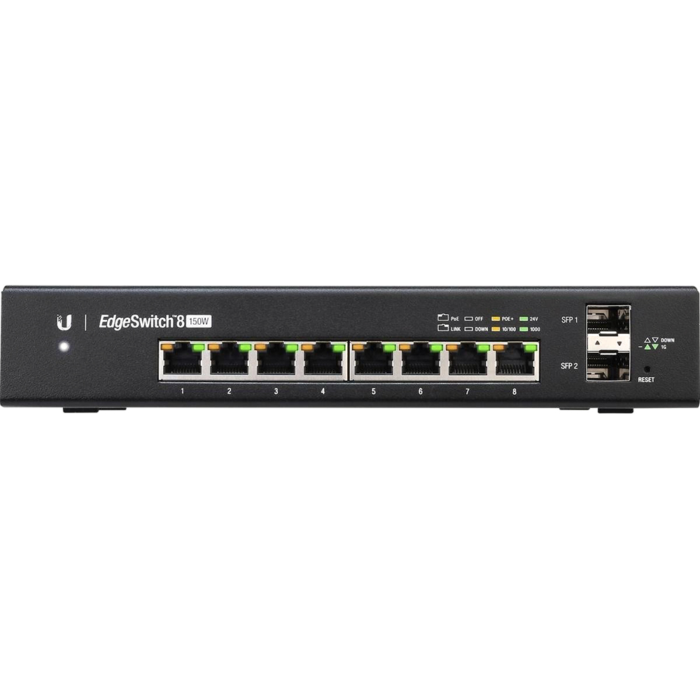 Коммутатор UBIQUITI EdgeSwitch ES-8-150W Тип управляемый 2-го уровня